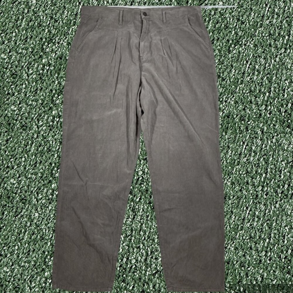 American Eagle Retro Style High Rise Pleated Corduroy Pants Plus Size NEW